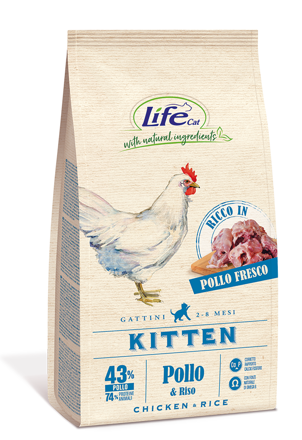 Life Cat Chicken Dry Food for Kittens 400g – Petite