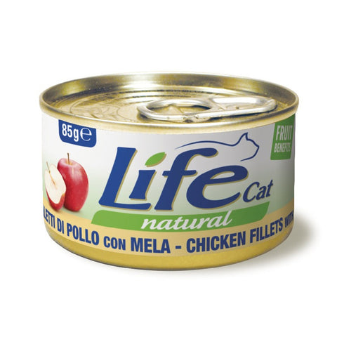 Life Cat Chicken & Apple Cans for Adult Cats 85g