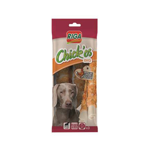 Riga Chick'Os Big Chicken Dog Treats 160gx3