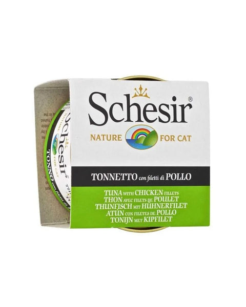 Schesir Wet Cat Food Tuna with Chicken 85g