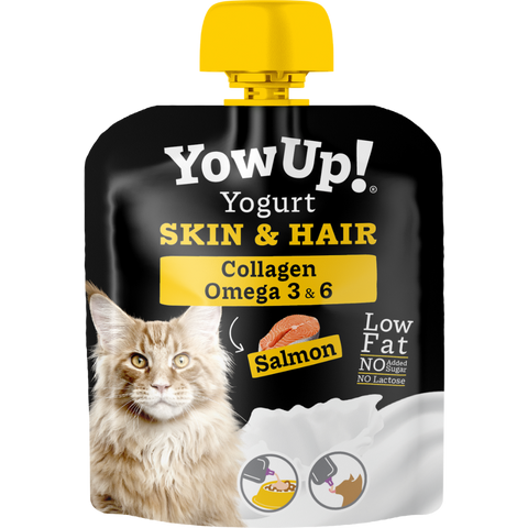 YowUp Salmon Yogurt Skin & Hair Support with Omiga3 for Cats 85g