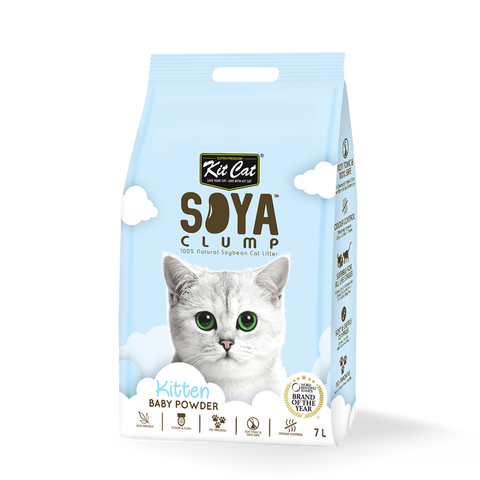 Kit Cat Soy Litter Baby Powder Scent for Kittens 7L