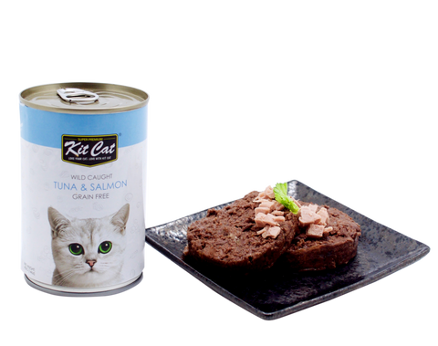 KitCat Grain Free Wild Caught Tuna & Salmon  400g